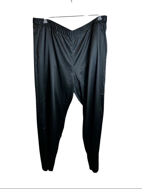 Eileen Fisher Pants - Eileen Fisher Black Recycled Polyester Satin Straight Leg Pants XL NWOT